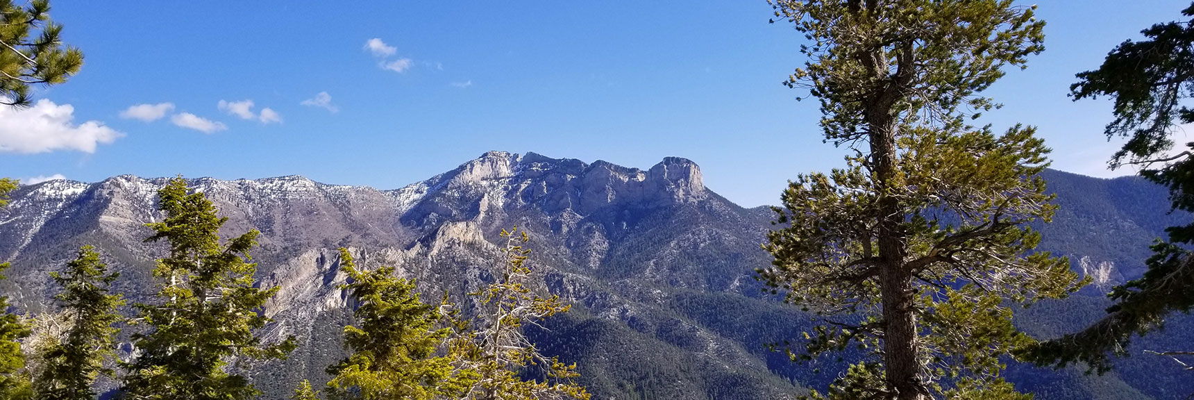 Mummy Mountain Viewed from First Plateau on South Climb toward Griffith Peak