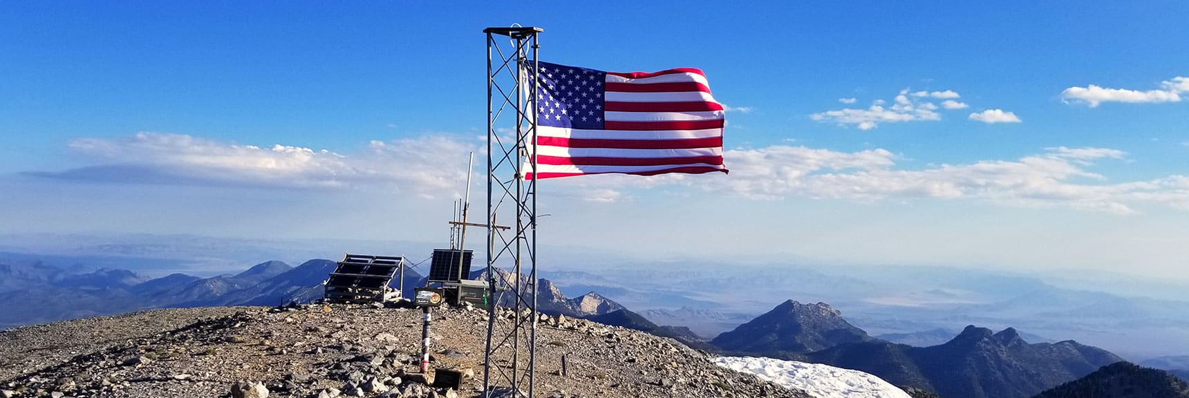 Arrival at Charleston Peak Summit 7:20am!