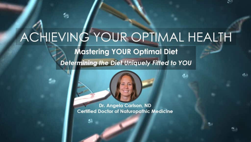 Mastering Your Optimal Diet Webinar with Dr. Angela Carlson, ND