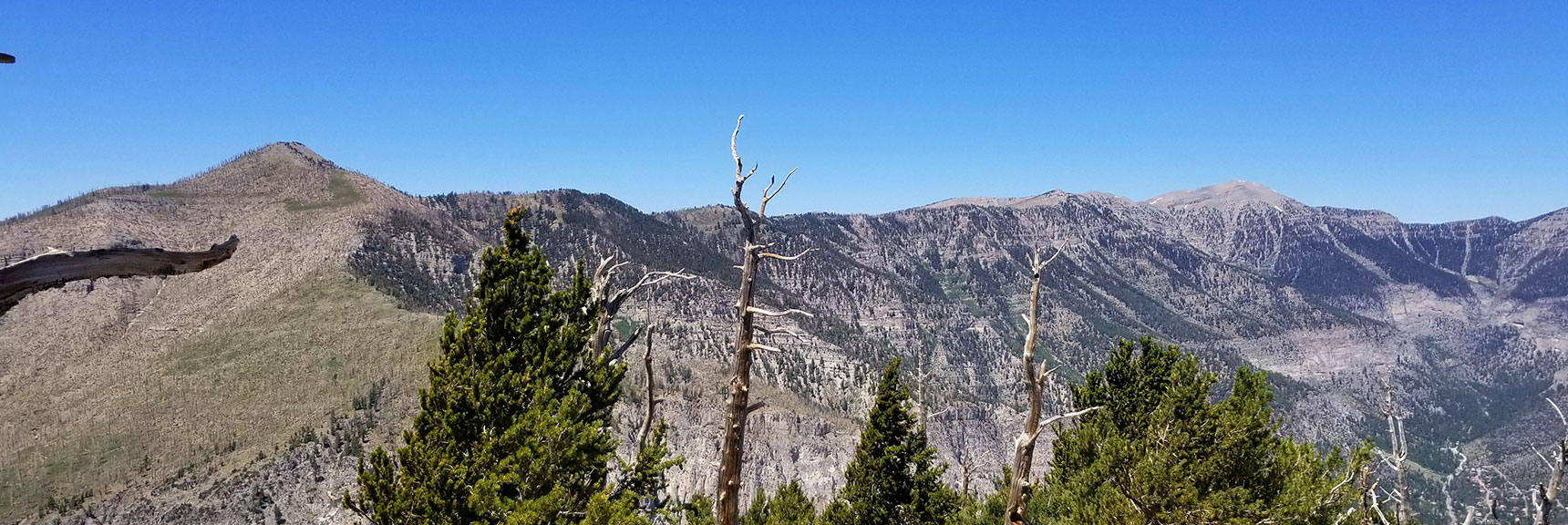 Griffith Peak to Charleston Peak Viewed from Harris Mountain, Nevada
