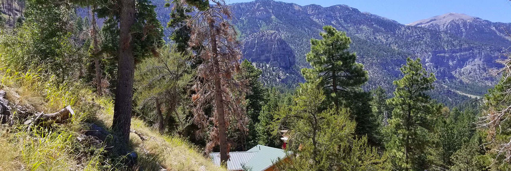 Skirting Above Rainbow Sub-Division on Final Return to South Climb Trailhead, Nevada