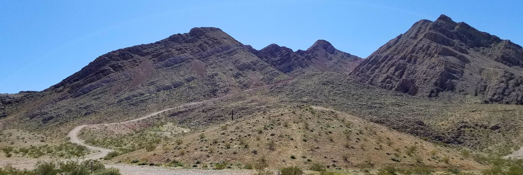 View of Frenchman Mountain, Nevada, From the Trailhead