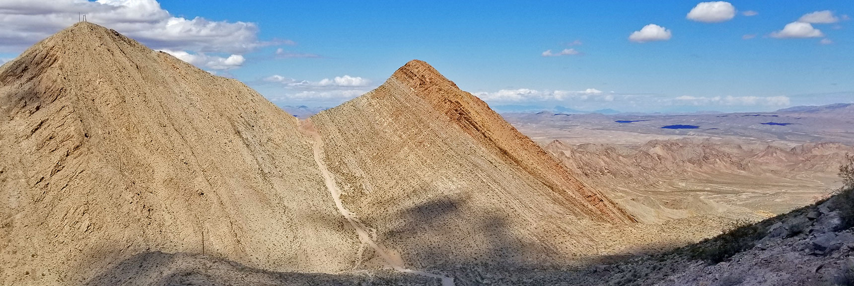 View Back Toward First Summit of Frenchman Mountain, Nevada