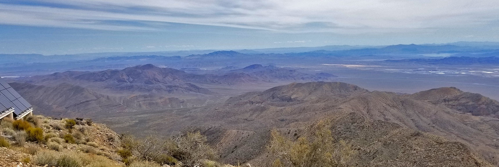 View East of Las Vegas from Gass Peak Eastern Summit | Gass Peak Eastern Summit Ultra-marathon Adventure, Nevada