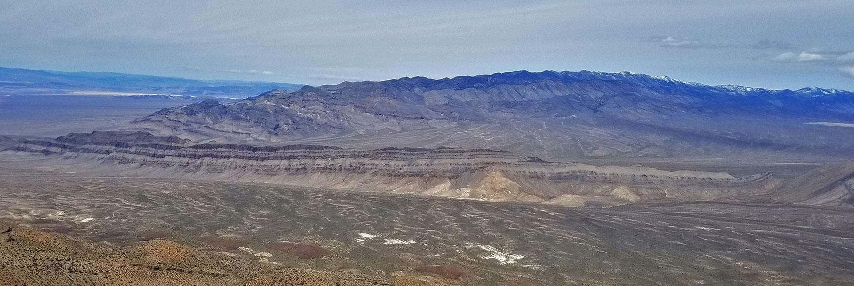 View North Toward the Sheep Range fro Gass Peak Eastern Summit | Gass Peak Eastern Summit Ultra-marathon Adventure, Nevada