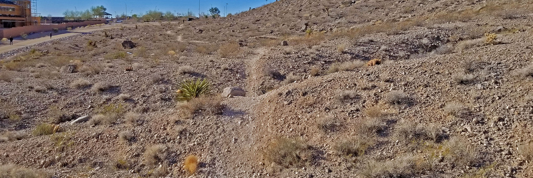 Narrow Hiking Trail Offers Solitude and Greater Wilderness Experience | Lone Mountain | Las Vegas, Nevada