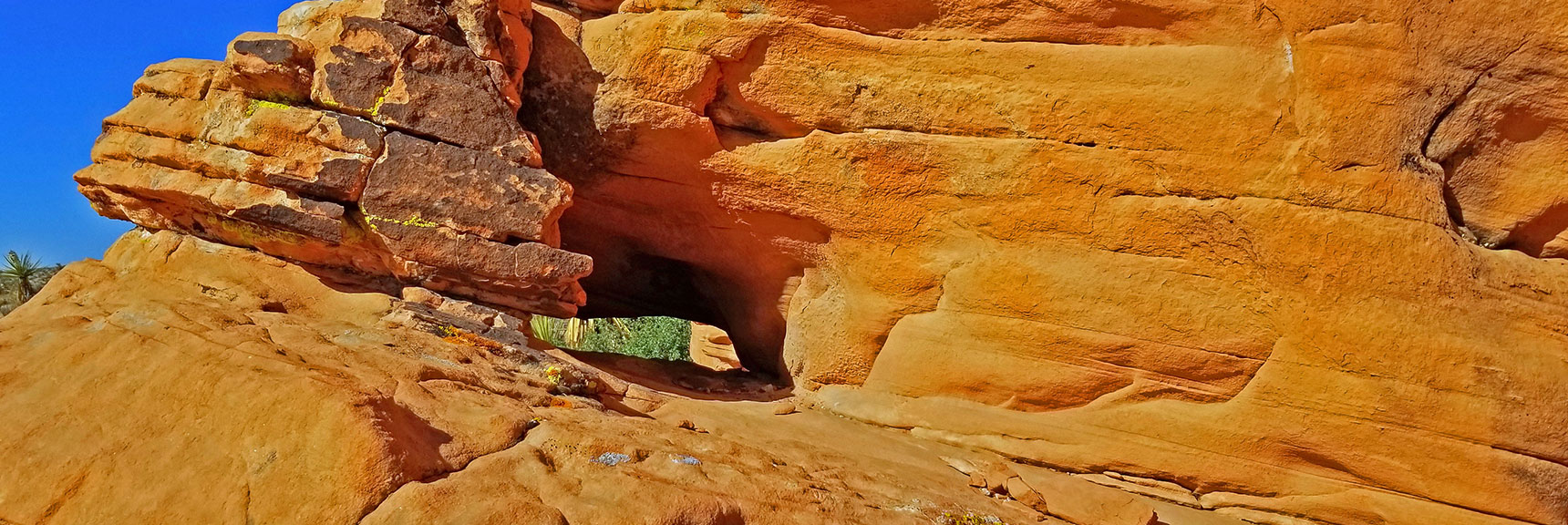 Window in the Red Rock | Little Red Rock Las Vegas, Nevada, Near La Madre Mountains Wilderness