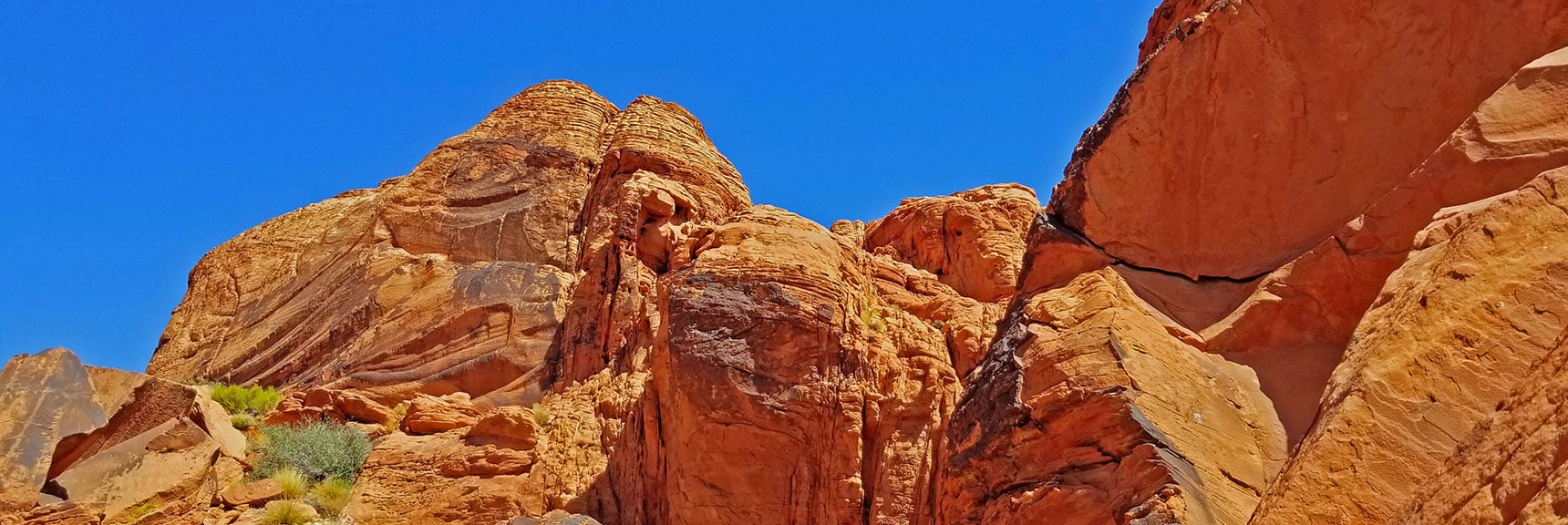 We're in the Main Little Red Rock Area at the Base of Damsel Peak (aka Pincushion Peak) | Little Red Rock Las Vegas, Nevada, Near La Madre Mountains Wilderness