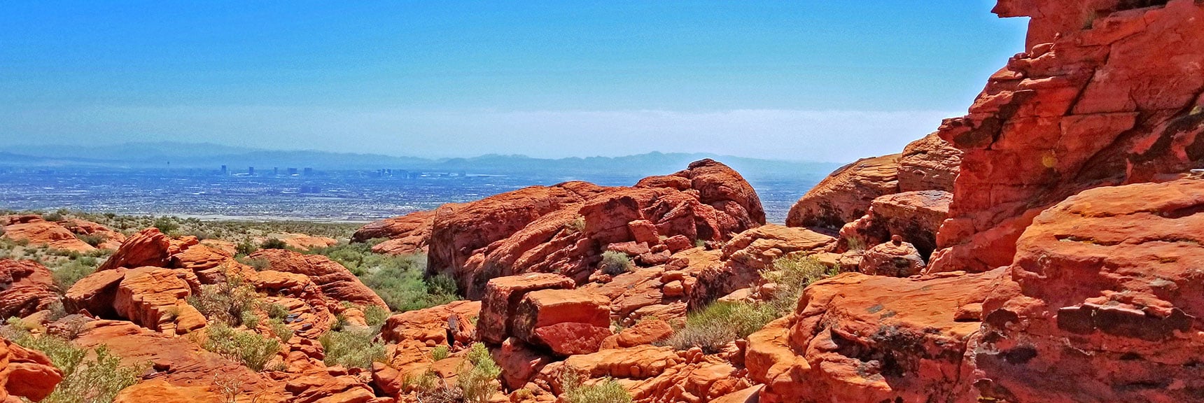 Another View Toward Vegas Strip | Little Red Rock Las Vegas, Nevada, Near La Madre Mountains Wilderness