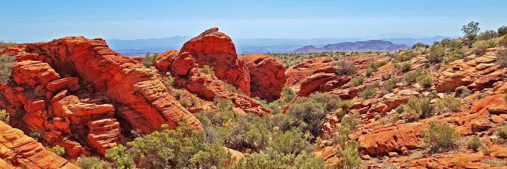 Another View Toward Las Vegas Valley | Little Red Rock Las Vegas, Nevada, Near La Madre Mountains Wilderness