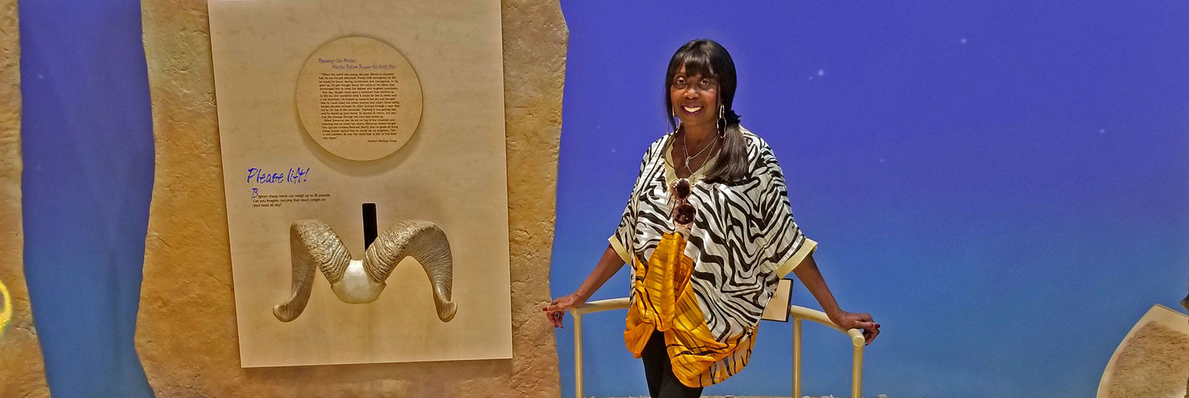 More Interpretive Displays on the Bighorn Sheep | Visitor Center | Desert National Wildlife Refuge, Nevada