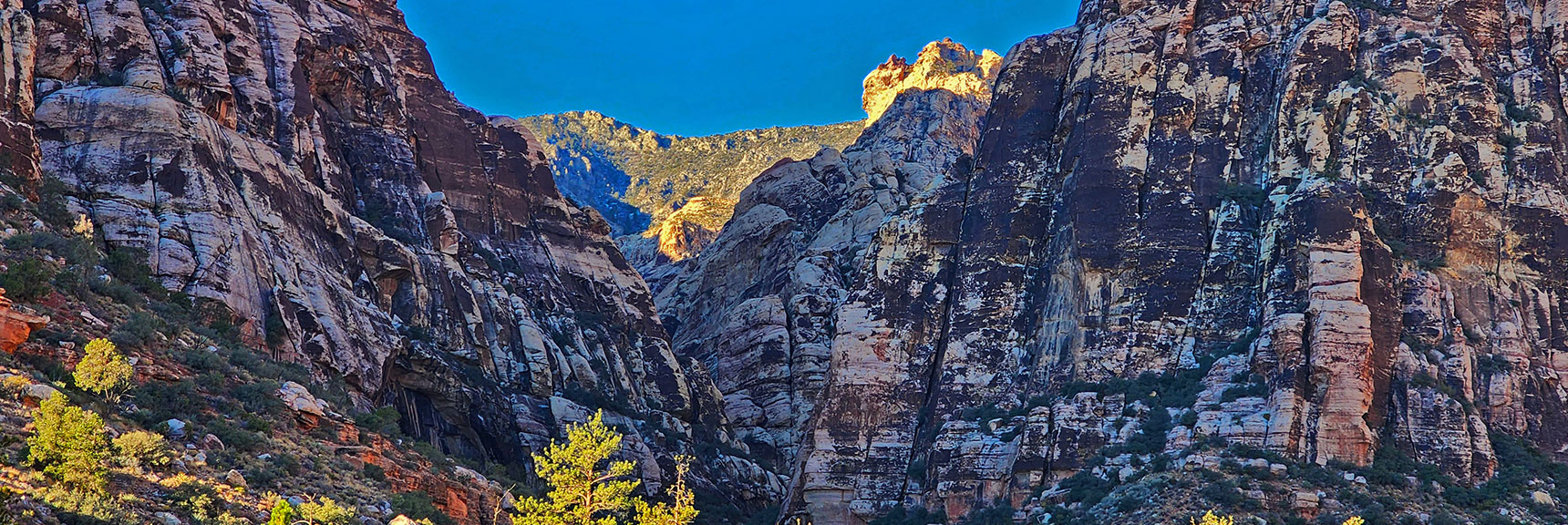 That High Ridge is the Rainbow Mountains Upper Crest Ridgeline. | Rock Climber Observations | Pine Creek Canyon | Rainbow Mountain Wilderness, Nevada