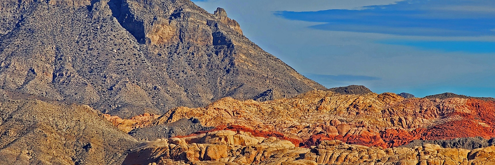 Northern Calico Hills | Rainbow Mountain Eastern Cliffs Rock Climbers | Rainbow Mountain Wilderness, Nevada