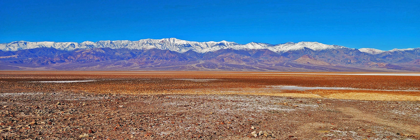 Starting Out Across the Desert from Just South of Badwater | Death Valley Crossing | Death Valley National Park, California | David Smith | LasVegasAreaTrails.com