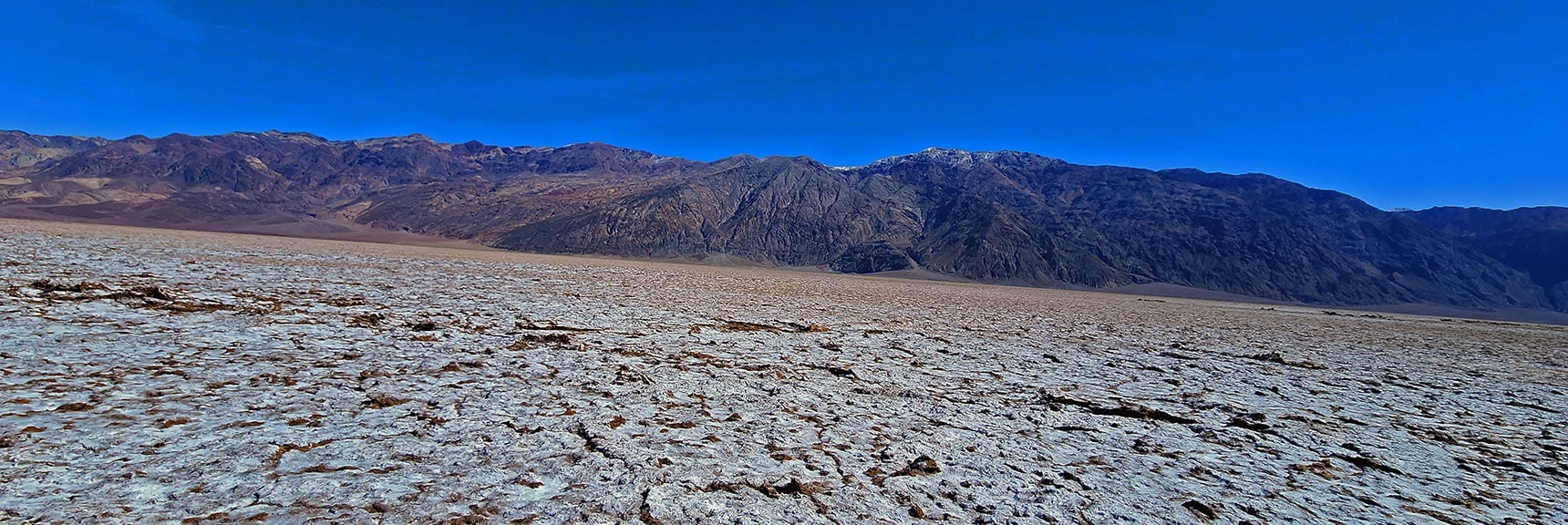 Heading Back Toward Badwater. Ground Has Already Measurably Dried Firmer in Sun and Wind | Death Valley Crossing | Death Valley National Park, California | David Smith | LasVegasAreaTrails.com