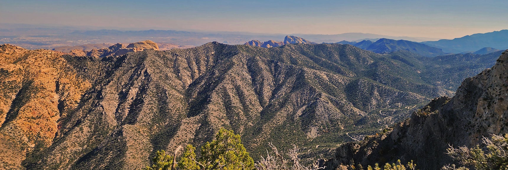 View East to Rainbow Mts. Upper Crest Ridgeline and Beyond. | Mini Matterhorn Pinnacle North Twin | Wilson Ridge | Lovell Canyon & Rainbow Mountains, Nevada