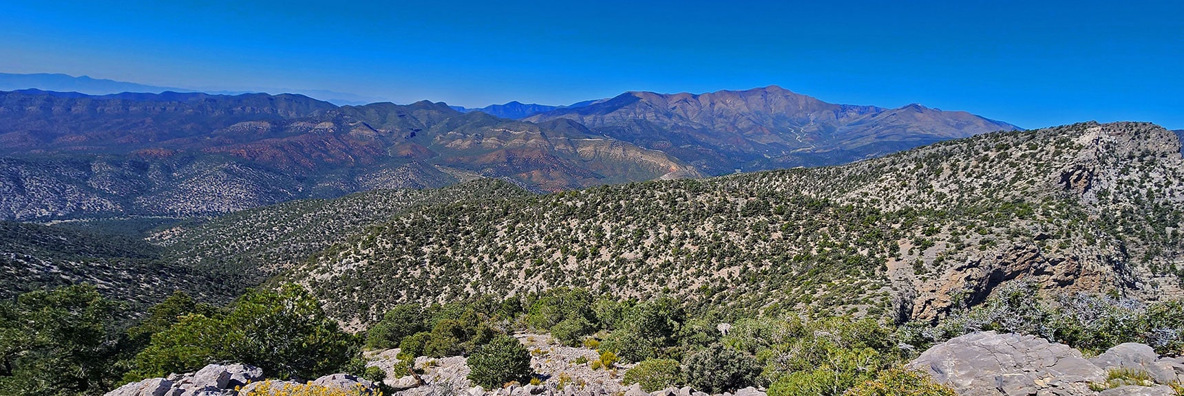 Each High Point Has Its Own Descent Ridge. Here are 2 North of Red Rock Summit | Red Rock Summit Loop | Wilson Ridge | Lovell Canyon, Nevada