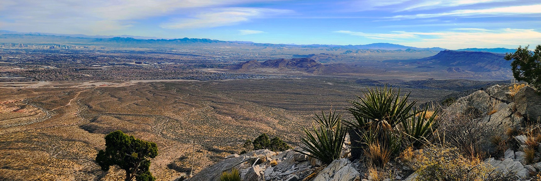 South to Blue Diamond Hill (left) and Beyond | Damsel Peak Southeastern Slope | Calico & Brownstone Basins, Nevada
