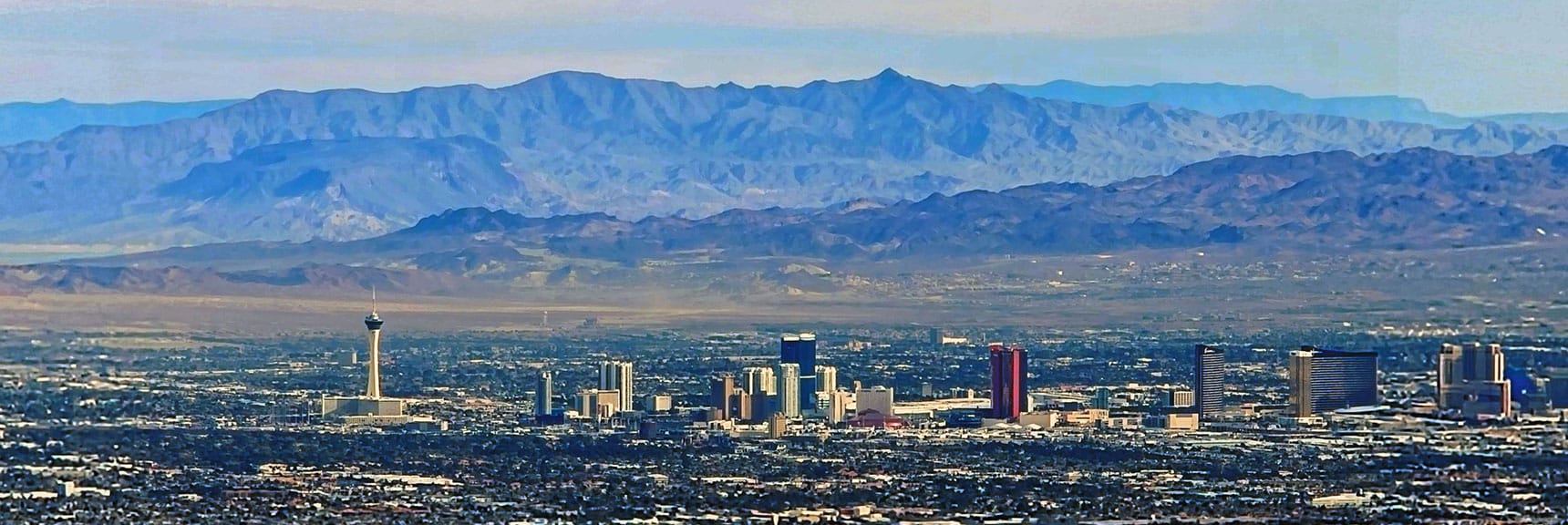 North Vegas Strip, Arizona Black Mts., Mt. Wilson High Pointy Peak | Damsel Peak Southeastern Slope | Calico & Brownstone Basins, Nevada