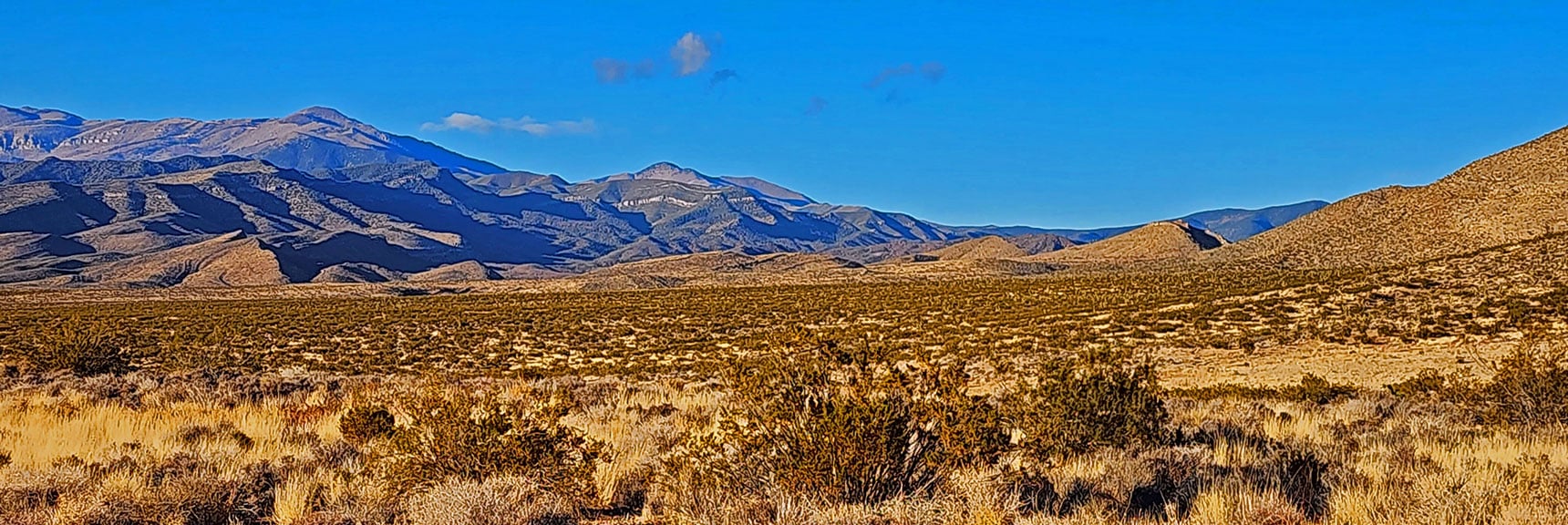 Closer View of Mt. Charleston Wilderness at Upper End of Lovell Canyon | Landmark Bluff Summit | Lovell Canyon, Nevada