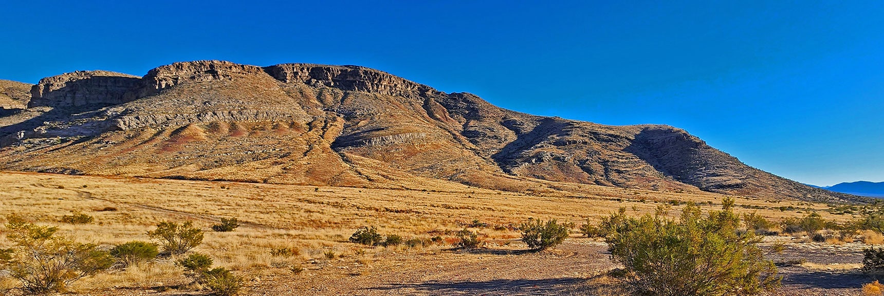Cave Canyon Has a South Summit Approach on its Southwest Side (right)aaaaaaaaaaaaa | Landmark Bluff Summit | Lovell Canyon, Nevada