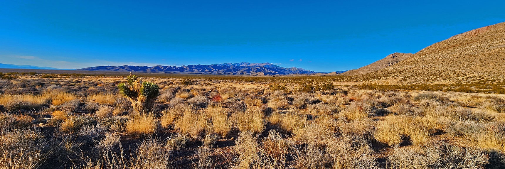 Hard Right (North) Off Road to Continue North Along Bluff | Landmark Bluff Summit | Lovell Canyon, Nevada
