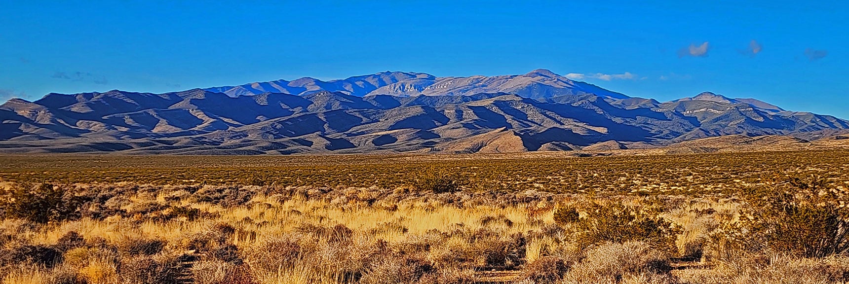 Larger View of Mt. Charleston Wilderness Ahead to the North | Landmark Bluff Summit | Lovell Canyon, Nevada