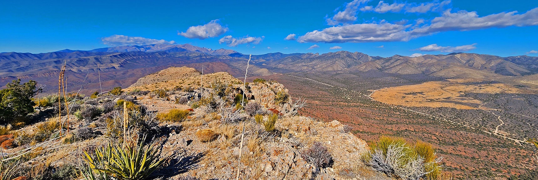 Large View North from North Summit of Landmark Bluff | Landmark Bluff Summit | Lovell Canyon, Nevada