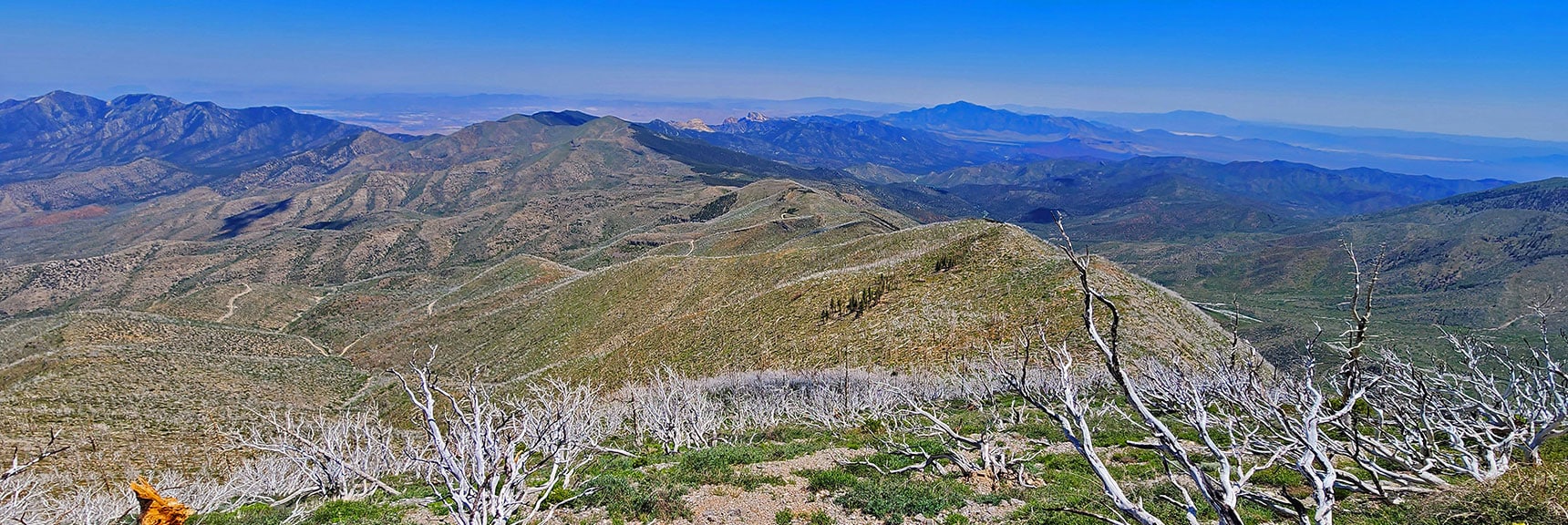 Wilson Ridgeline Looking South from Harris Mt., East Side of Lovell Canyon | Lovell Canyon Ridgelines | Lovell Canyon, Nevada
