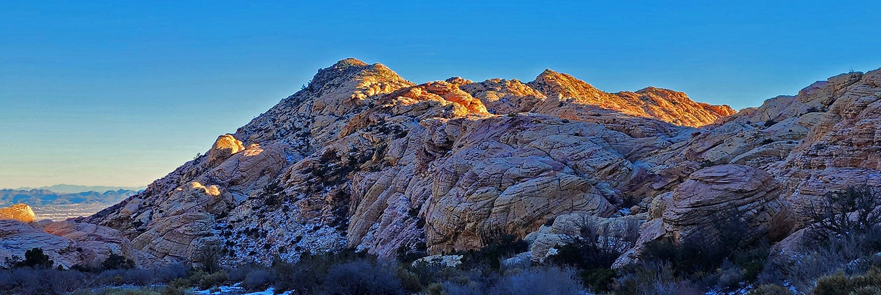 Huge Little-Known Calico Ridgeline to the Right (West) Bears Future Exploration! | 3 Basin Circuit | Calico Basin, Brownstone Basin, Red Rock Canyon, Nevada