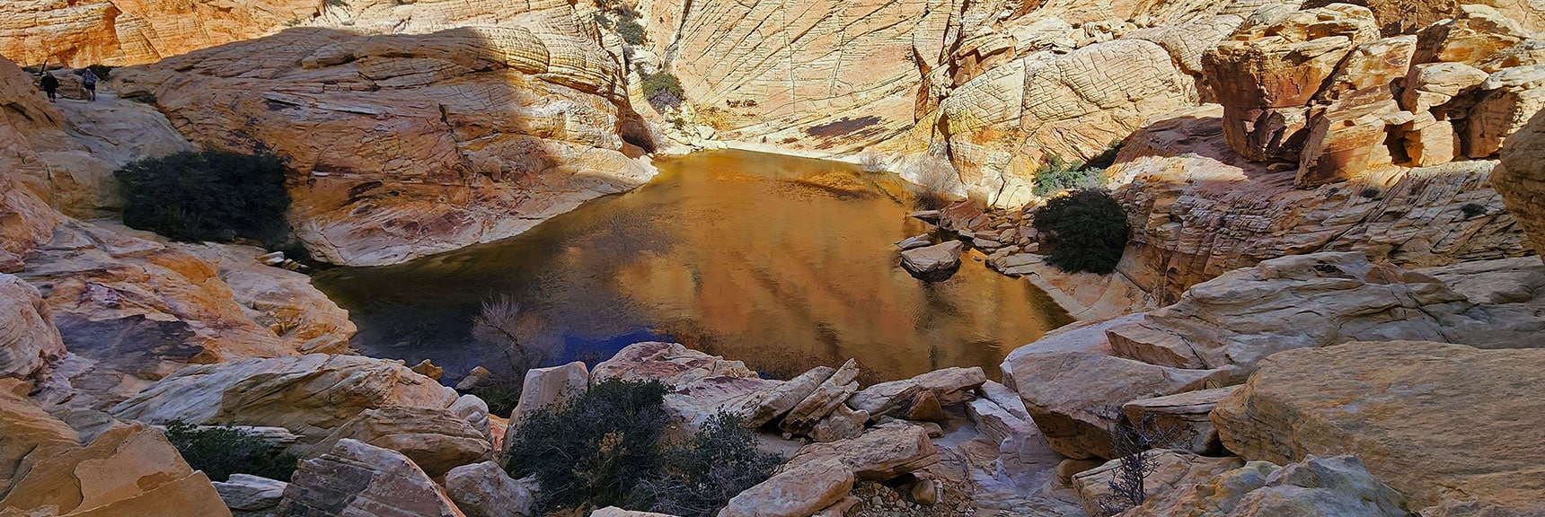 Arrival at the Upper Calico Tank | Upper Calico Hills Loop | Calico Basin and Red Rock Canyon, Nevada