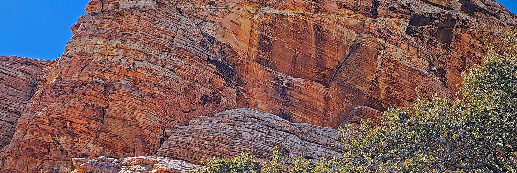 All Pictures Are Petroglyphs Filmed from Brownstone Trail | Brownstone Trail | Calico Basin | Brownstone Basin | La Madre Mountains Wilderness, Nevada