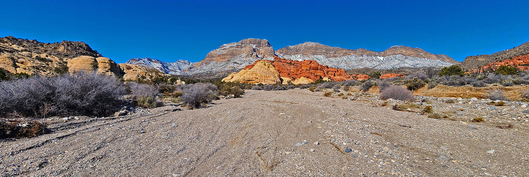 Continuing Onward Toward Brownstone Basin Calico Hills | Brownstone Trail | Calico Basin | Brownstone Basin | La Madre Mountains Wilderness, Nevada