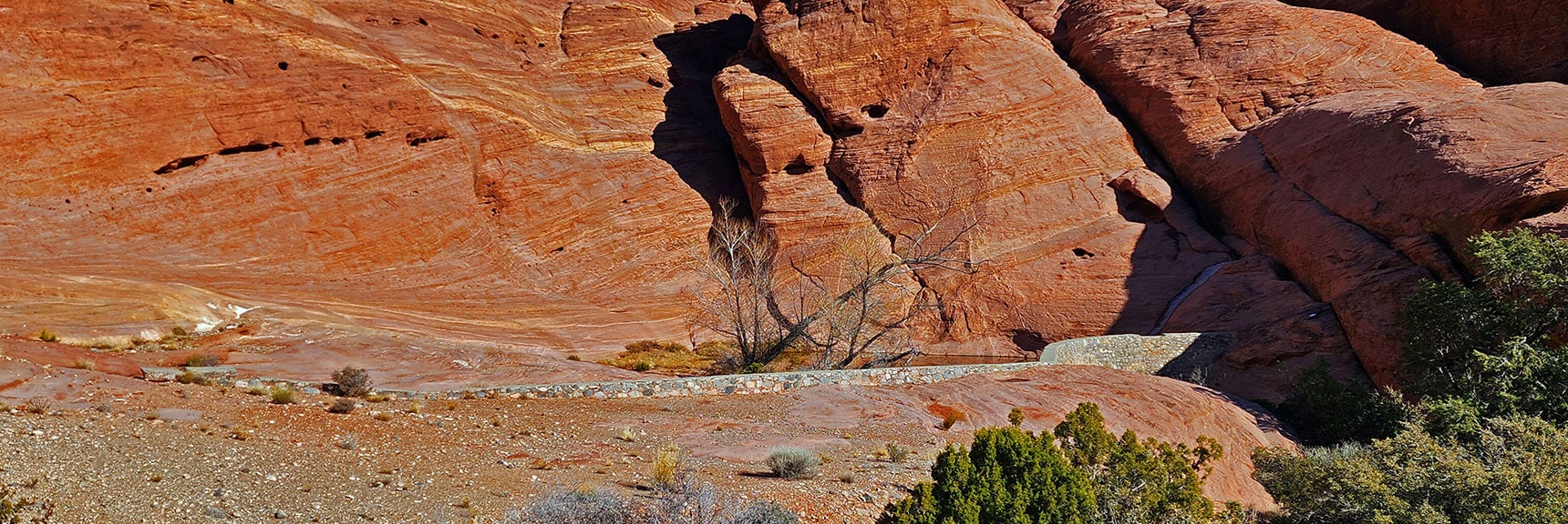 Will Fill Almost Completely By Spring. | Brownstone Trail | Calico Basin | Brownstone Basin | La Madre Mountains Wilderness, Nevada