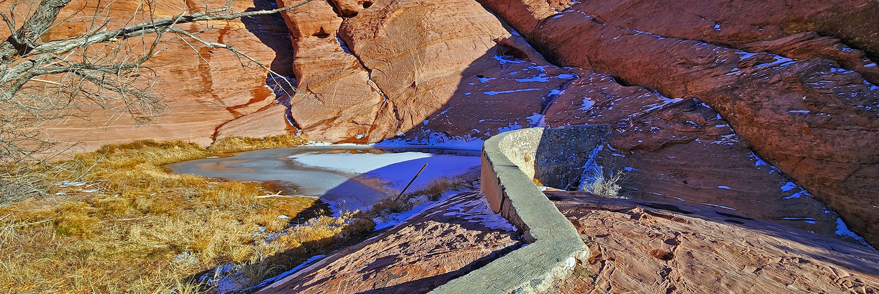 Ephemeral Pool Life Forms Date Back Over 400 Million Years. | Brownstone Trail | Calico Basin | Brownstone Basin | La Madre Mountains Wilderness, Nevada