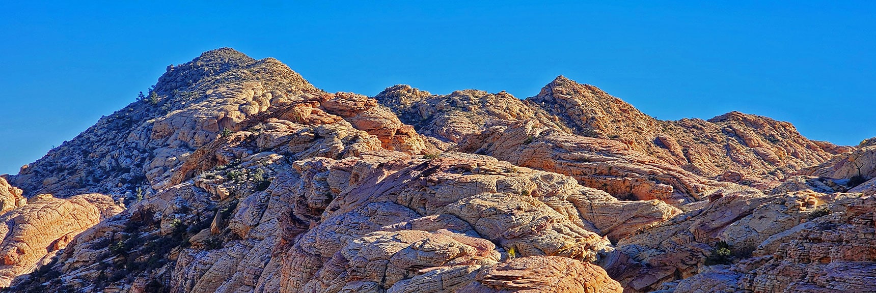 Popular Route is Up Gateway Canyon Above Kraft Mountain | Brownstone Trail | Calico Basin | Brownstone Basin | La Madre Mountains Wilderness, Nevada