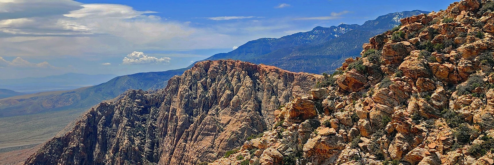 Windy Peak with Potosi Mt. Background | Black Velvet Peak | Rainbow Mountain Wilderness, Nevada