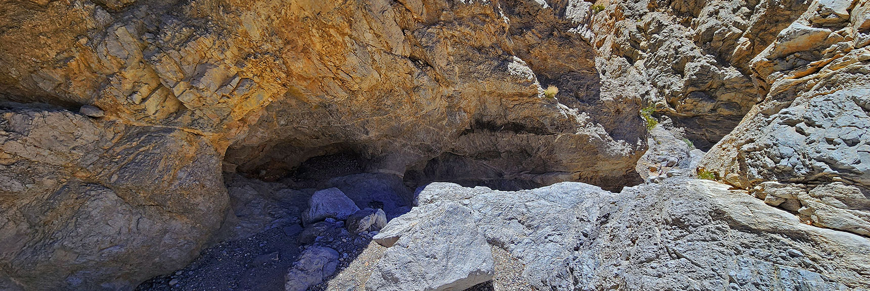 Now Navigating Beautiful Limestone Channels Carved by Rushing Water | Gateway Canyon, Gray Cap Ridge, Brownstone Basin | Calico & Brownstone Basins, Nevada