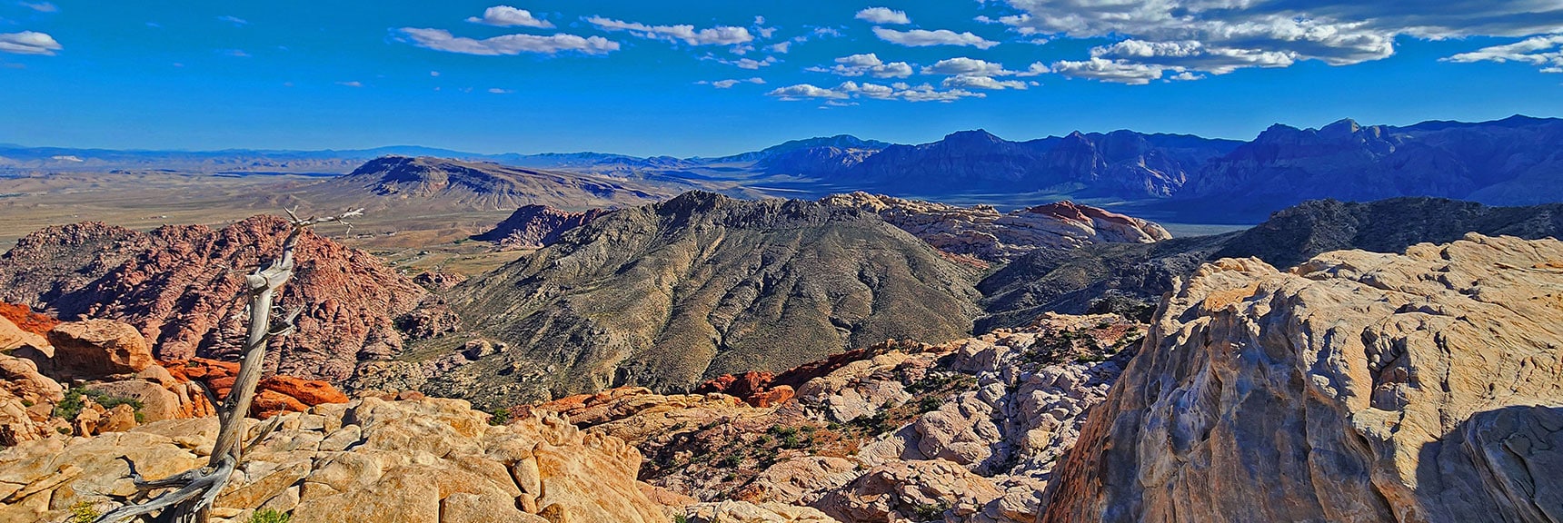 Potosi Mt and Rainbow Mts. in the Distance (right). | Gateway Canyon, Gray Cap Ridge, Brownstone Basin | Calico & Brownstone Basins, Nevada