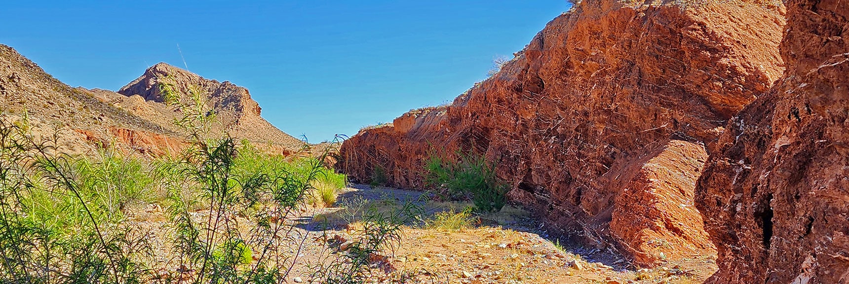 Starting at the Upper End of Bowl of Fire Rd. in Lake Mead/Muddy Mts. | Northern Bowl of Fire Detailed View | Lake Mead National Recreation Area, Nevada