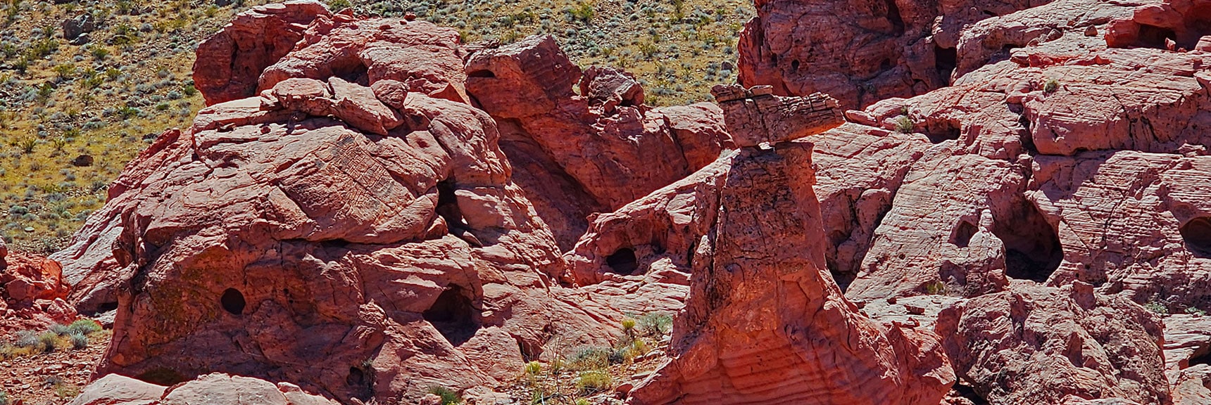Northern Bowl of Fire Detailed View | Lake Mead National Recreation Area, Nevada