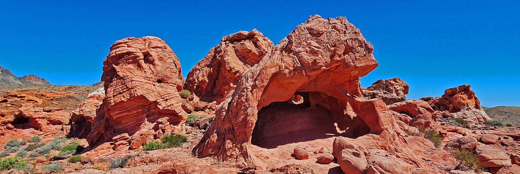 Northern Bowl of Fire Detailed View | Lake Mead National Recreation Area, Nevada