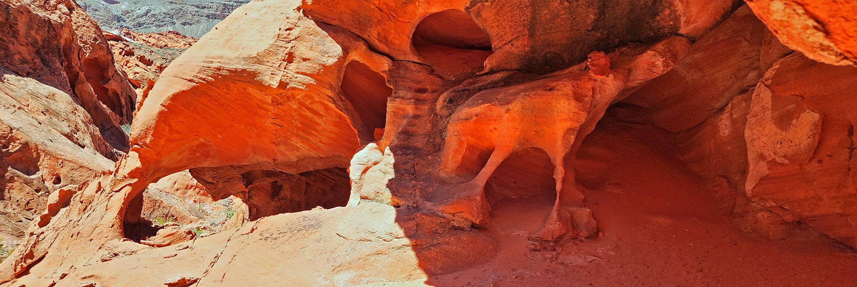 Northern Bowl of Fire Detailed View | Lake Mead National Recreation Area, Nevada