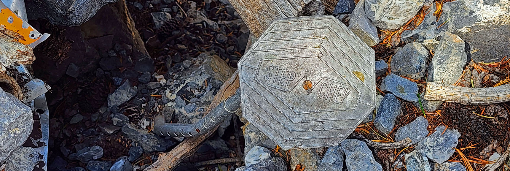 This Part Identified as a Step | Mummy's Nose East Cliff Plane Crash Site | Mt Charleston Wilderness, Nevada