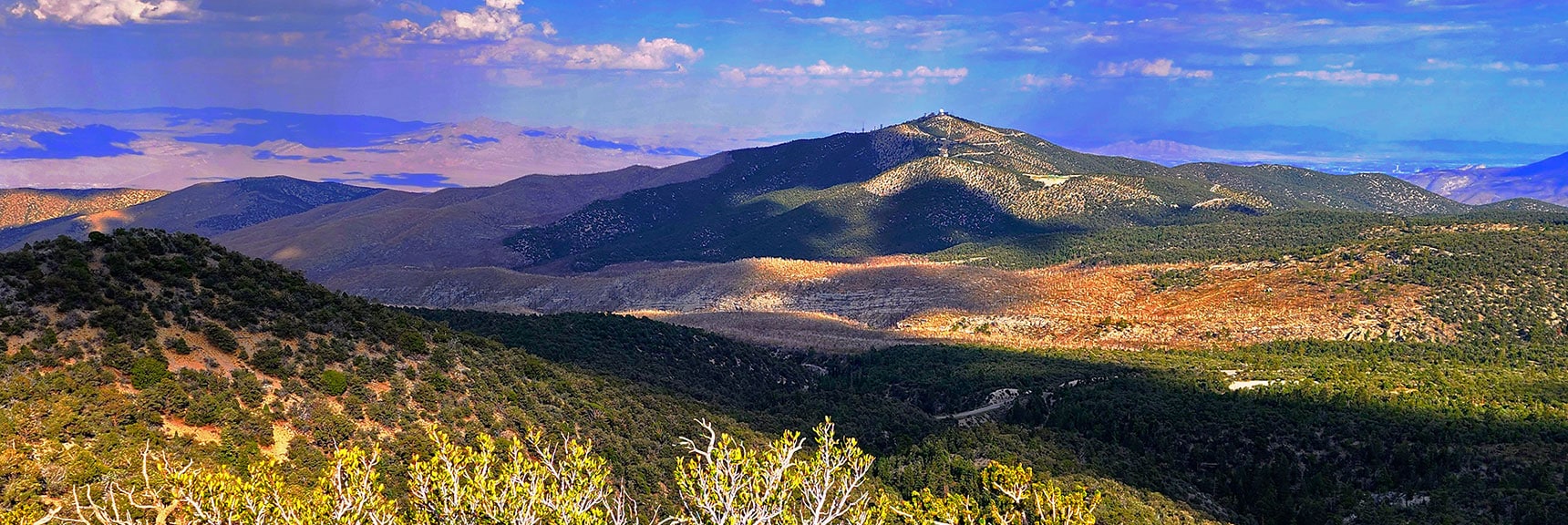 Angel Peak in Afternoon Light | Mummy's Nose East Cliff Plane Crash Site | Mt Charleston Wilderness, Nevada