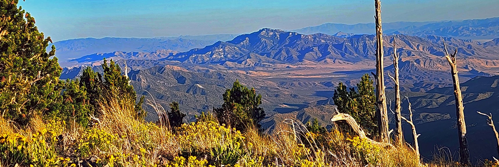 View Down Lovell Canyon to Potosi Mt. | Wilson Ridge / Sexton Ridge Circuit | Lovell Canyon, Nevada