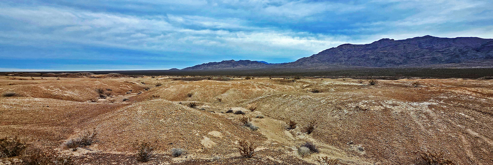 Gass Peak: Larger Peak (right). Castle Rock: Smaller Peak (Left). Target: Gap Between | Castle Rock Loop | Desert National Wildlife Refuge, Nevada