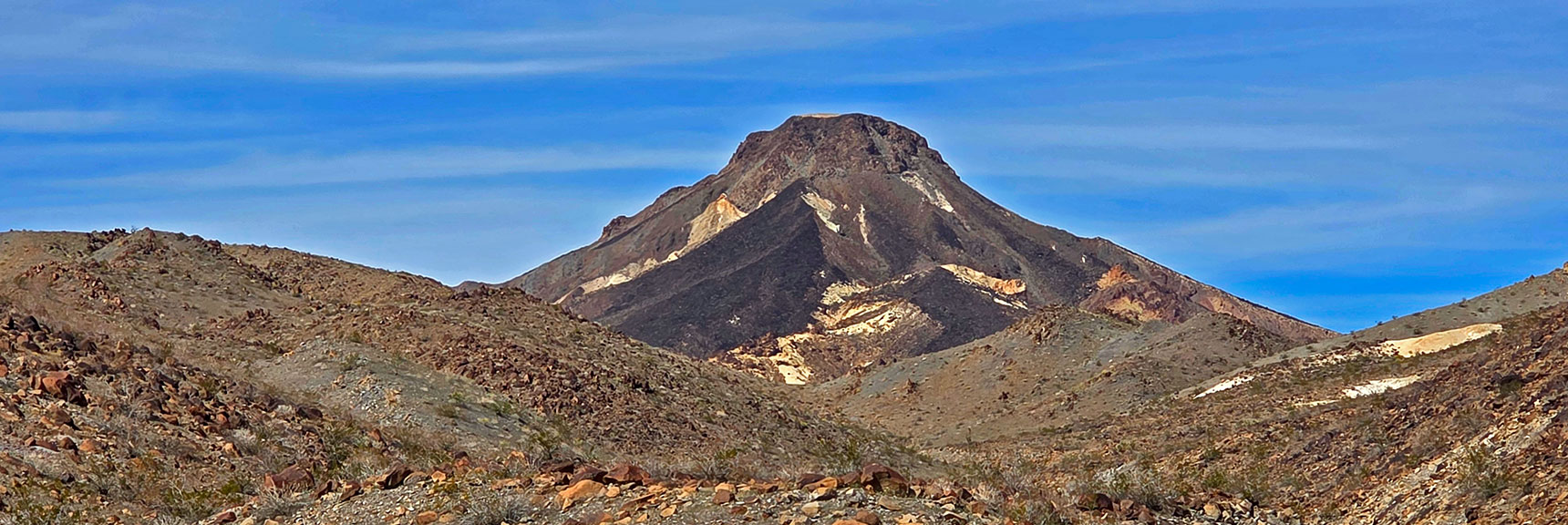Beautiful, Remote, Multi-Colored Volcanic Peak | Peak 1963 | Eldorado Wilderness, Nevada