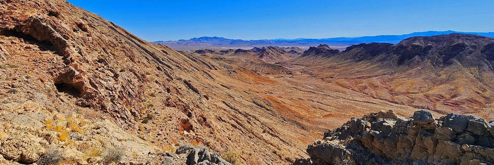 Eastern Baseline Valley Appears (Northeast View) | Sunrise Mountain Near Lake Mead National Recreation Area | Las Vegas Metro & Surrounding Areas, Nevada
