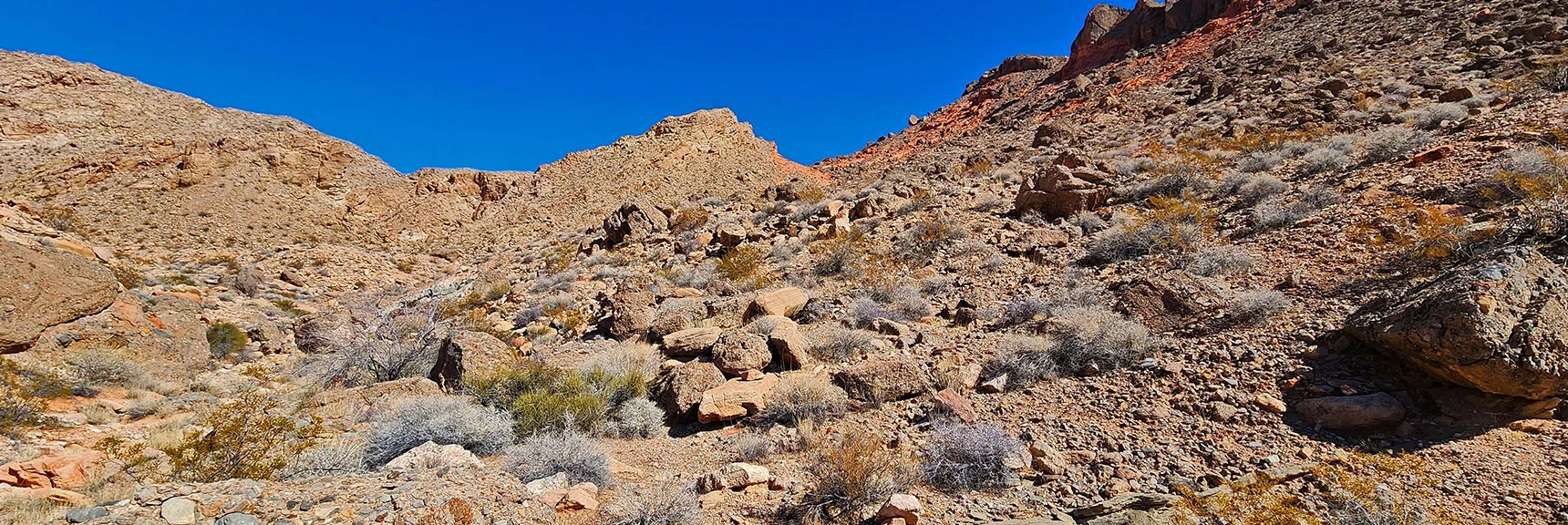 You're Now Circling Those Darker Hills to Your Right. | Anniversary Ridge | Muddy Mountains Wilderness, Nevada